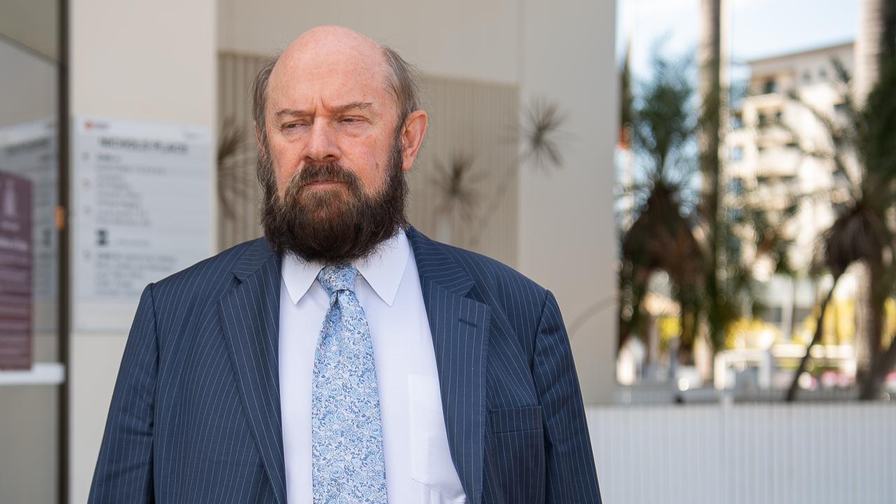 NT Police lawyer Ian Freckelton QC outside Darwin Local Court during the coronial inquest of Miss Yunupingu on August 16, 2023.