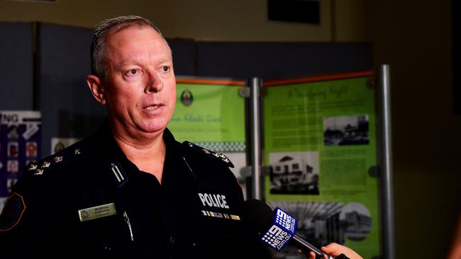 NT Police Commander Matt Hollamby revealed this week that domestic violence related assaults were up 14.7 per cent in year-on-year crime statistics to September 30. Picture: Justin Kennedy