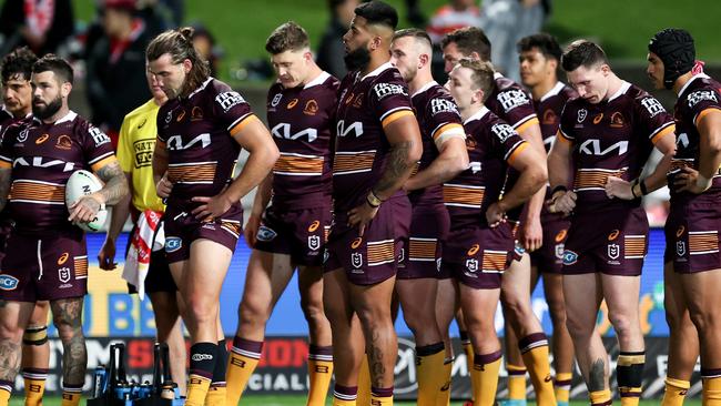 The Broncos’ season nose dived big time. (Photo by Brendon Thorne/Getty Images)