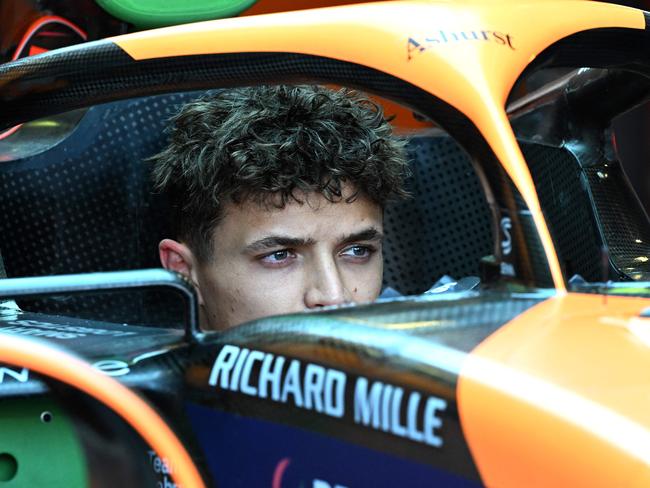 McLaren's British driver Lando Norris doesn’t think anything will change until 2026. Picture: AFP