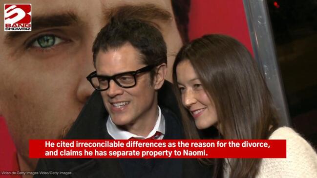 Johnny Knoxville and Naomi Nelson have finalised their divorce