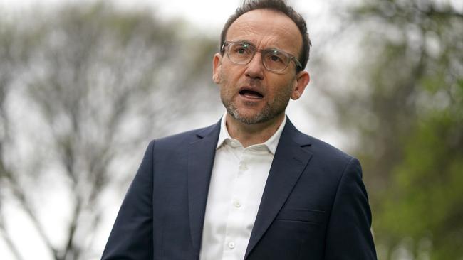 Greens leader Adam Bandt has moaned that Peter Dutton “ran a Trumpian campaign”. Picture: Luis Enrique Ascui