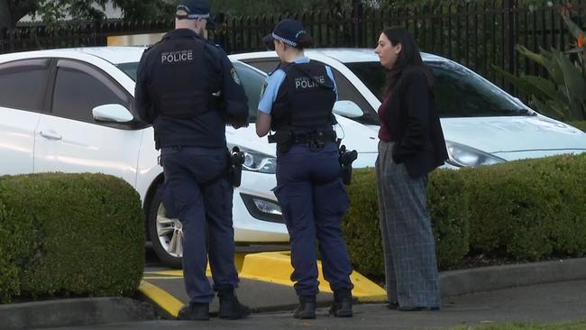 A man has been arrested after a NSW Ambulance paramedic was stabbed in Campbelltown t. Picture: TNV