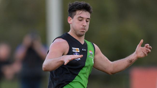 Doveton footballer Matthew Stapleton. Picture: Chris Eastman/AAP