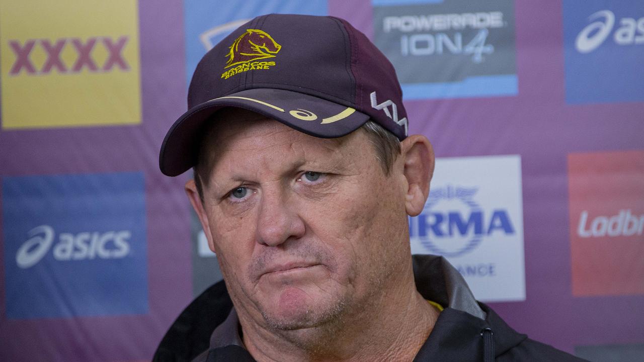 Brisbane Broncos head coach Kevin Walters talking to the media after a training session on Friday 2 September 2022. Picture: Jerad Williams