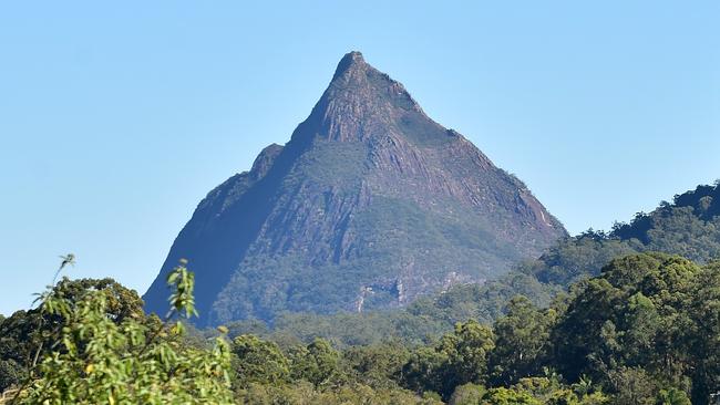 Emergency crews were called to Mt Beerwah in the Glass House Mountains this afternoon, February 11, after reports a man in his 40s became lost after climbing the popular peak. Photo: File