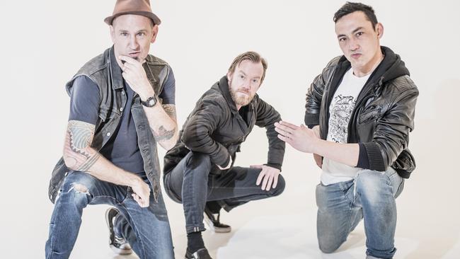 Regurgitator’s  Ben Ely, Peter Kostic and Quan Yeomans.