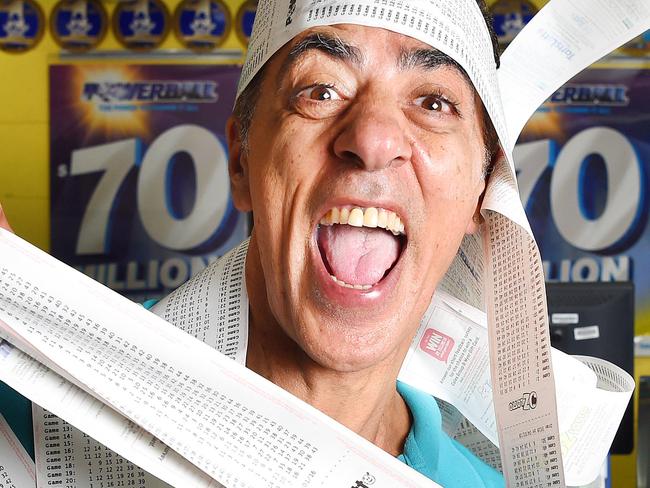 Carlo Addamo from Target lotto in Hopperscrossing has now sold six Division One winners since April last year (and he says the shop has sold 31 over past 15 years). Picture: Josie Hayden