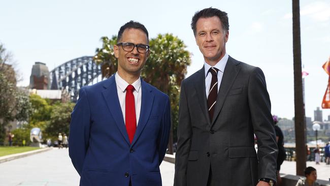 NSW Treasurer Daniel Mookhey and NSW Premier Chris Minns say density is the answer. Picture: Richard Dobson