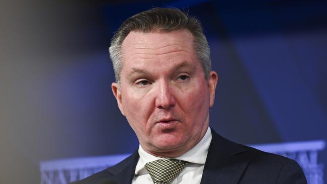 Climate Change and Energy Minister Chris Bowen. Picture: NewsWire / Martin Ollman