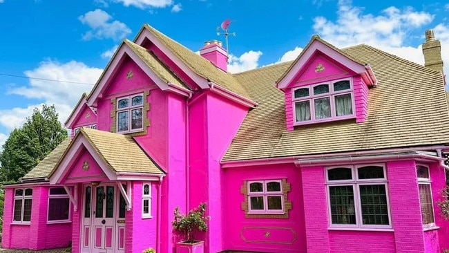 Woman owns a pink ‘Barbie Dream House’. Picture: Eaton House Studio