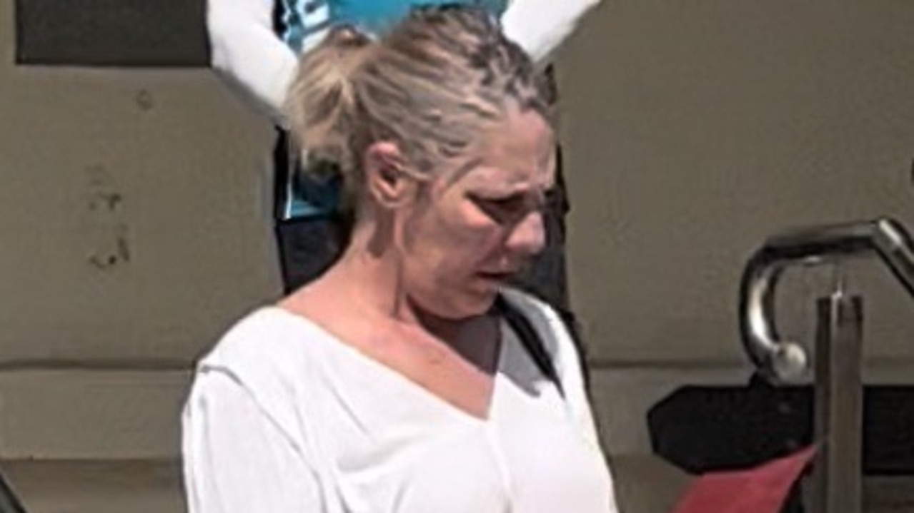 Stephanie Theresa James pleaded pictured leaving Maryborough Magistrates Court.