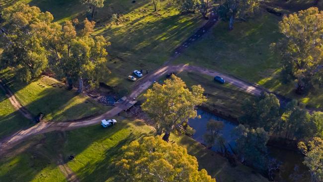 The drama unfolded at Richardsons Bend campground. Picture: Simon Dallinger