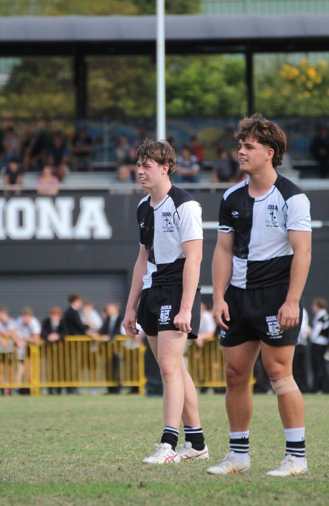 AIC First XV rugby action between Iona and Ashgrove.