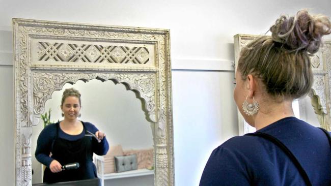 A CUT ABOVE: After 12 years Ashlyn Ramsay is thrilled to have opened her fist salon at the Goonellabah Business Hub. Picture: Alison Paterson