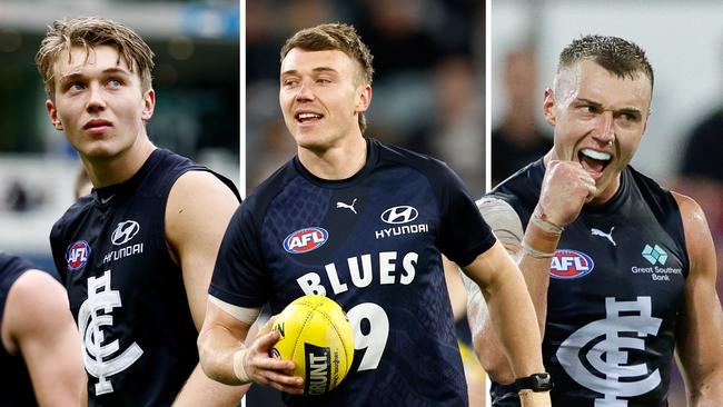 Patrick Cripps plays his 200th game