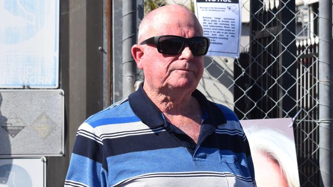 Robert Moore outside the Rockhampton Railyards on Wednesday. Picture: Aden Stokes