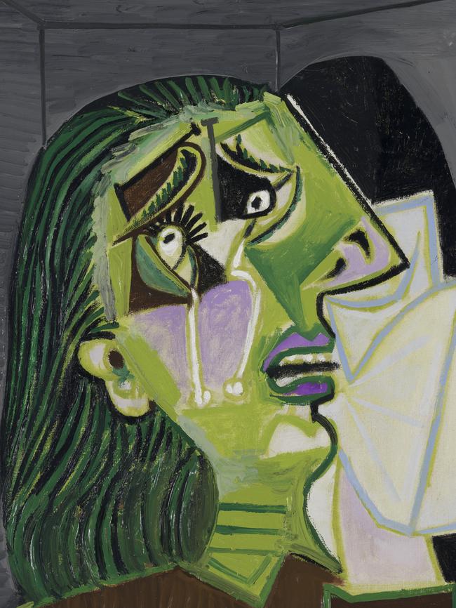 Picasso’s Weeping Woman was painted in 1937. Picture: HWT Library.