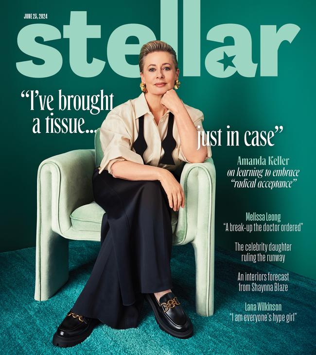 Amanda Keller, on the cover of Stellar. Picture: Steven Chee for Stellar