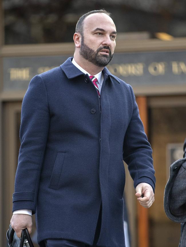 Moe Sultan leaves the Supreme Court of Tasmania. Picture: Chris Kidd