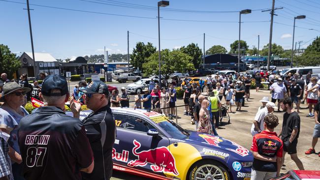 Supercar champion Will Brown's race car on display at Cars Galore in Toowoomba, Sunday, November 24, 2024. Picture: Kevin Farmer