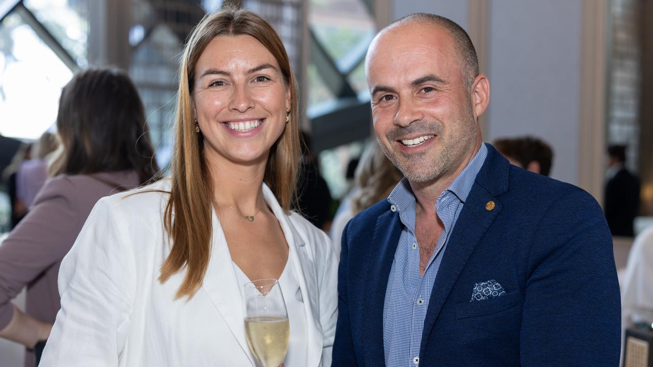 Alice Hanot and Nick Scott for The Pulse at Langham X Bulgari High Tea, Tuesday May 2 2023. Picture: Celeste Humphrey