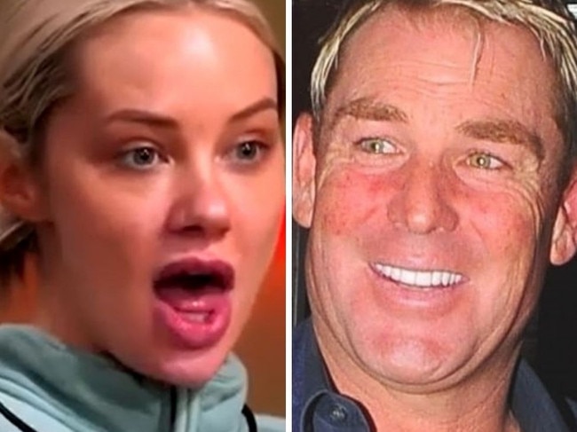 MAFS star exposes Warnie’s DMs live on air