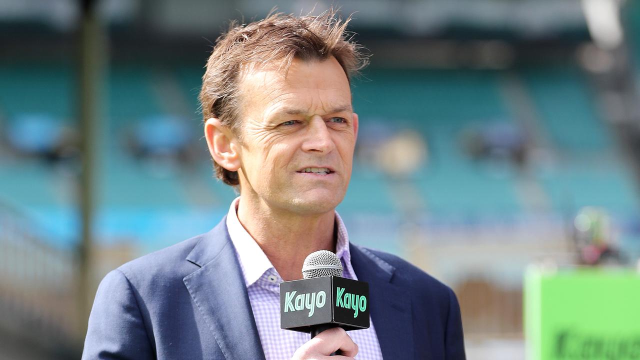 Fox Sports commentator Adam Gilchrist. Picture: Tim Hunter.