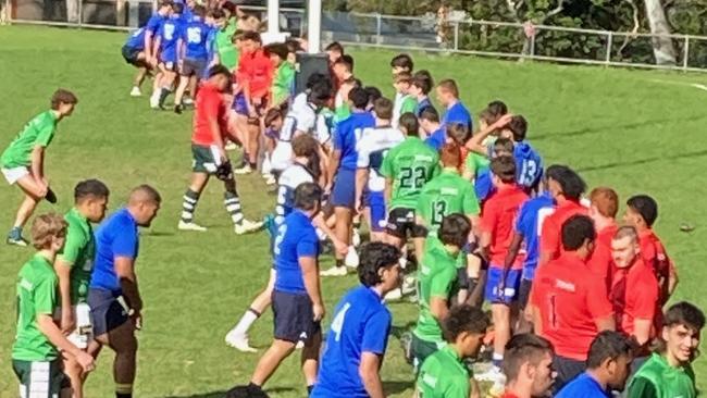 Sydney Junior Rugby selection trials.