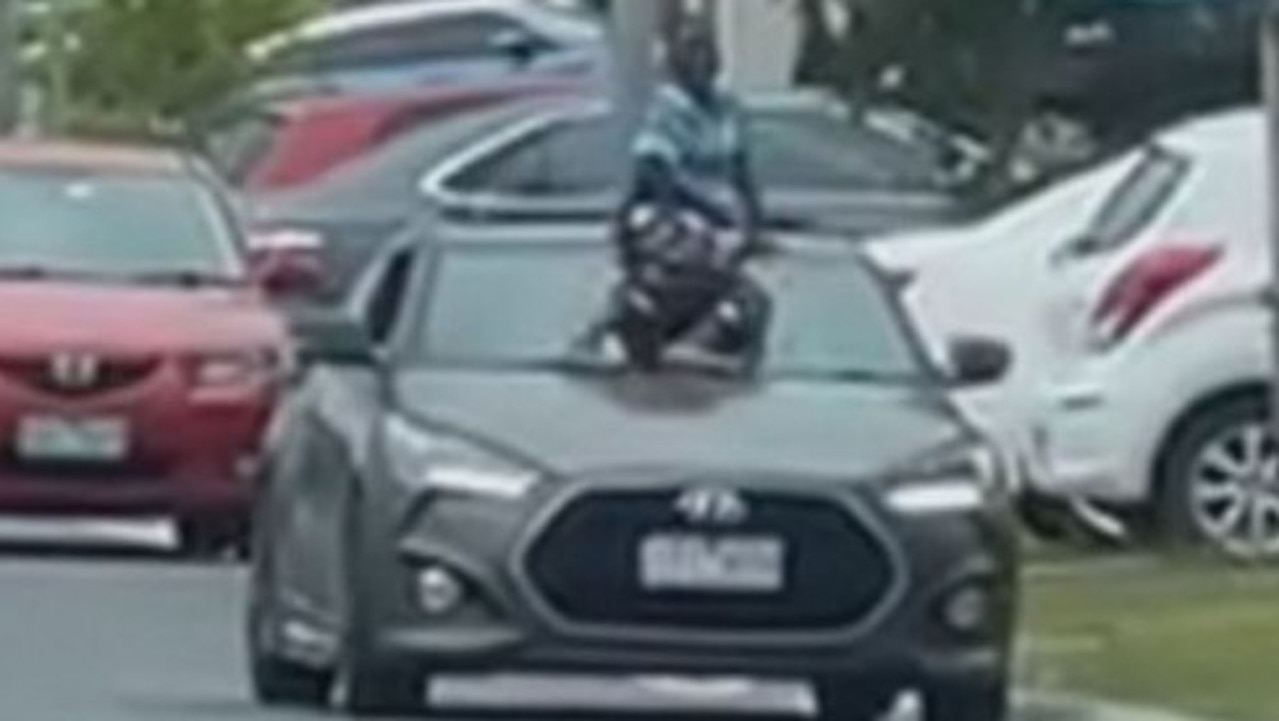 ‘Unrestrained’ boy filmed car surfing