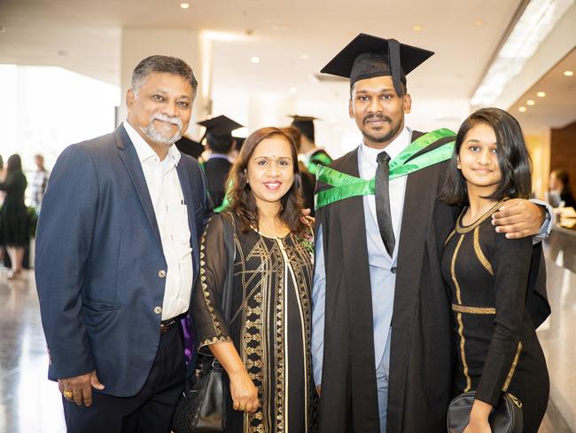University of Tasmania Hobart Graduations 2019, Wednesday morning. Picture: RICHARD JUPE