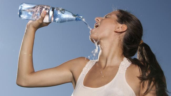 This woman doesn’t care how much her water cost.