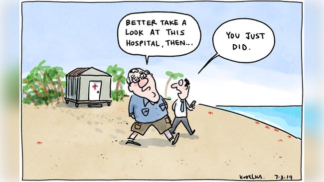 Jon Kudelka Letters Cartoon for 07-03-2019. Version: Letters Cartoon  (1280x720 - Aspect ratio preserved, Canvas added)COPYRIGHT: The Australian's artists each have different copyright agreements in place regarding re-use of their work in other publications.Please seek advice from the artists themselves or the Managing Editor of The Australian regarding re-use.