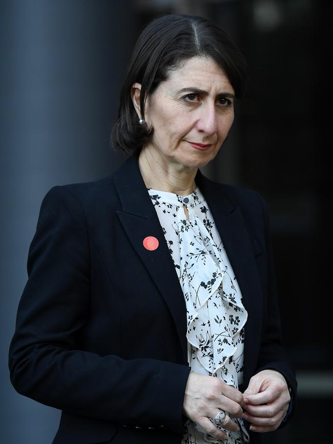 NSW Premier Gladys Berejiklian said the government was moving to help manufacturers retool quickly to meet manufacturing gaps. Picture: AAP