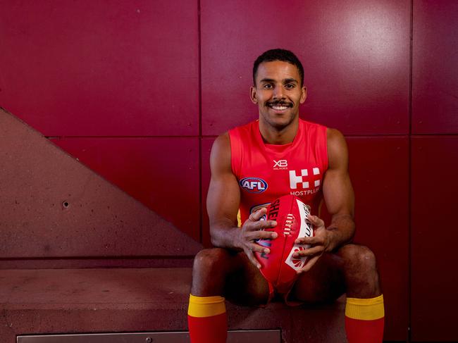 Touk Miller will play his 100th game for the Gold Coast Suns this Saturday. Picture: Jerad Williams