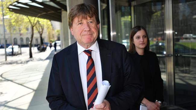 Adelaide lawyer Greg Griffin is representing suspended Mt Remarkable District Council executives Wayne Hart and Jessie White in the SA Employment Tribunal. Picture: David Mariuz/AAP