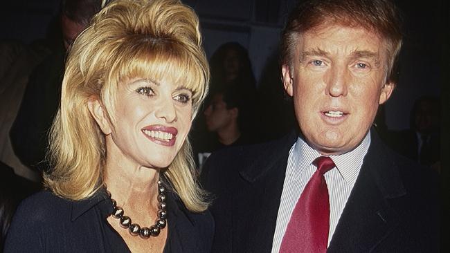 Ivana and Donald at a fashion show together in 1997. Picture: Rose Hartman/Getty Images