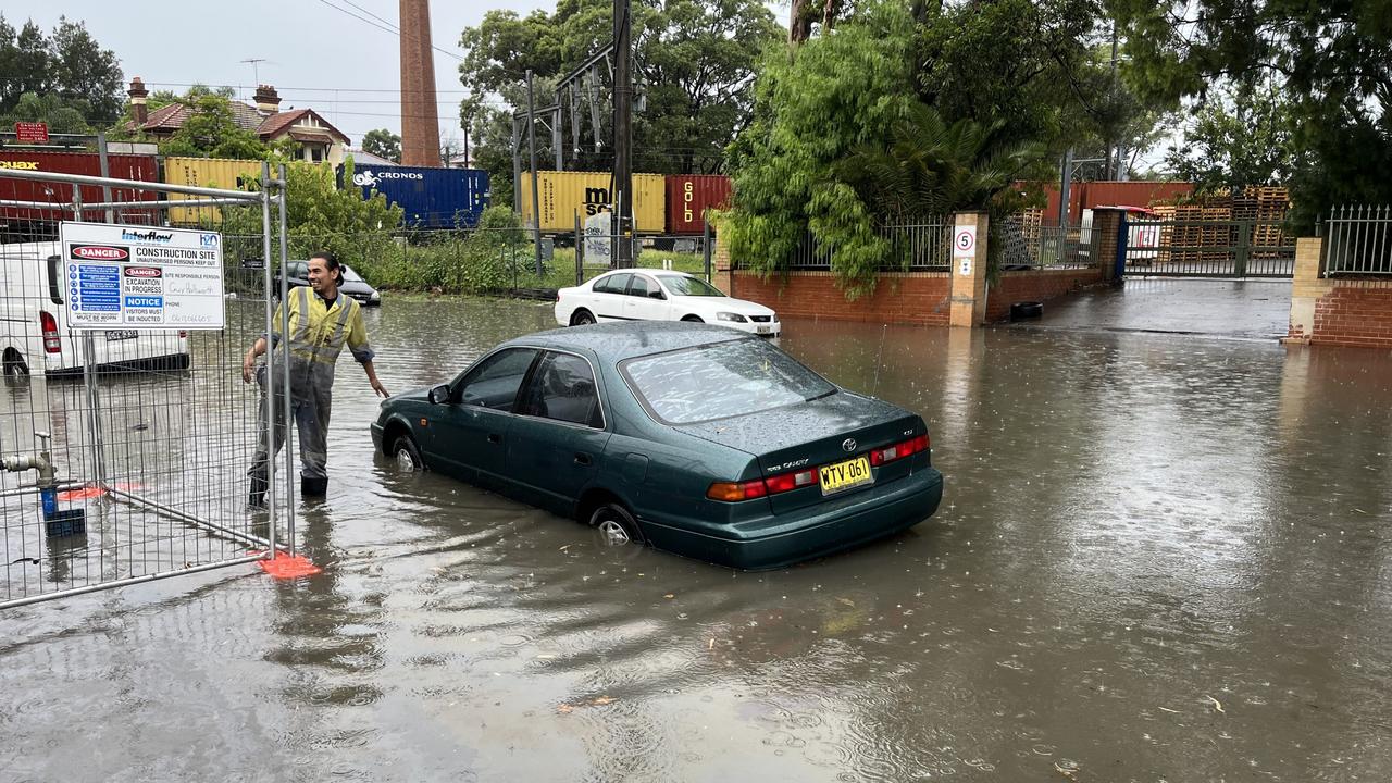 Marrickville was hit hard by flash flooding on Tuesday. Picture: Alexi Demetriadi