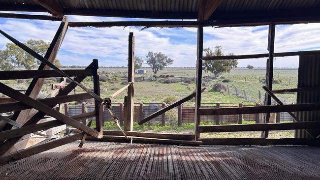 The old shearing shed at Dunlop Station. Picture: Penny Hunter