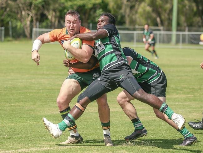 Surfers Paradise Dolphins host Queensland Premier Rugby club Sunnybank at Broadbeach Waters. Picture:Glenn Campbell