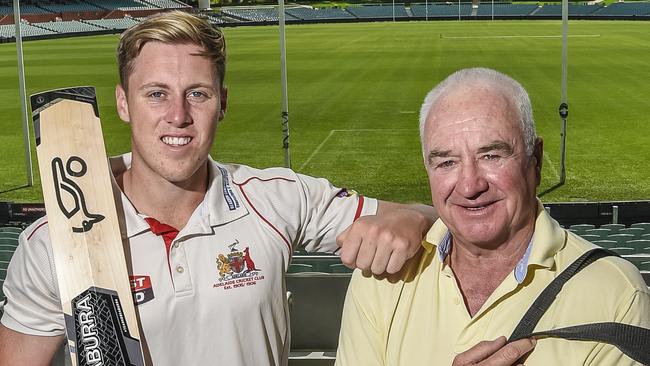 Star Adelaide cricketer Ben Pengelley (left) has been a standout for his Buffalos side. Picture: Roy VanDerVegt