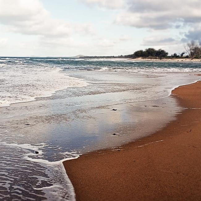 Tannum Beach is a popular swimming spots for locals and tourists and is known as being part of the southern point of Croc country. Picture: Bel Josefski