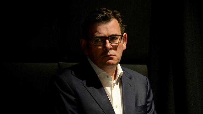 Premier Daniel Andrews gives his latest COVID-19 update. Picture: Andrew Henshaw