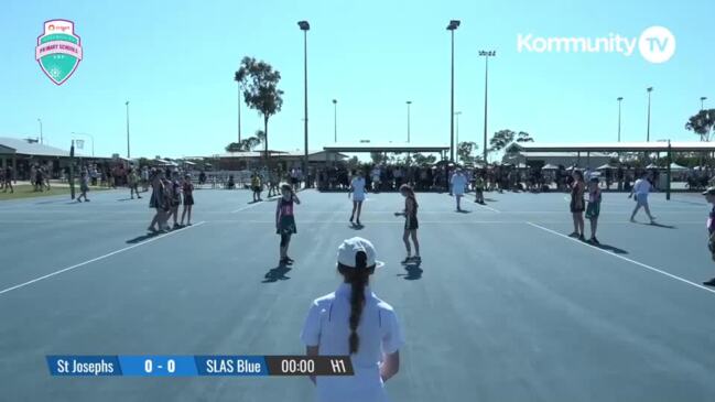 Replay: Netball Queensland Primary School Cup - Development Playoffs - St Joseph's School Stanthorpe v SLAS Blue