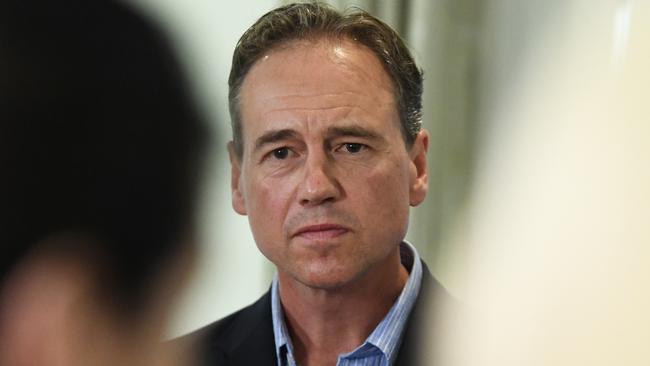 Health Minister Greg Hunt. Picture: AAP