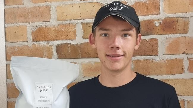 17yo James Humble who started his own coffee roasting business called Altitude 925