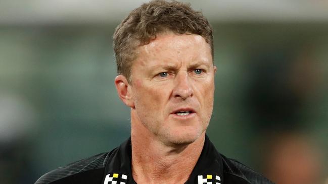 Damien Hardwick has an interesting isolation set up. Picture: Getty Images