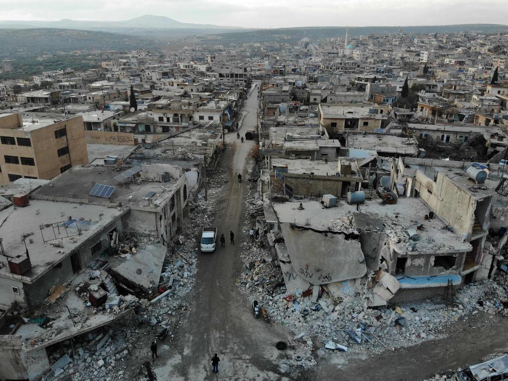 Syria has been decimated by Russian air strikes. Picture: Omar Haj Kadour/AFP