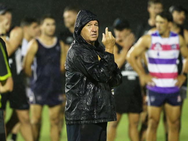 Broadbeach Cats senior coach Craig O'Brien at training. Picture: Glenn Hampson