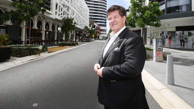 Billionaire investor Con Makris has redirected investment to the Gold Coast since relocating his head office from Adelaide in 2017. Picture: Luke Marsden